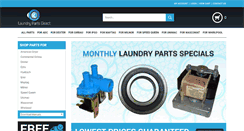 Desktop Screenshot of laundrypartsdirect.com
